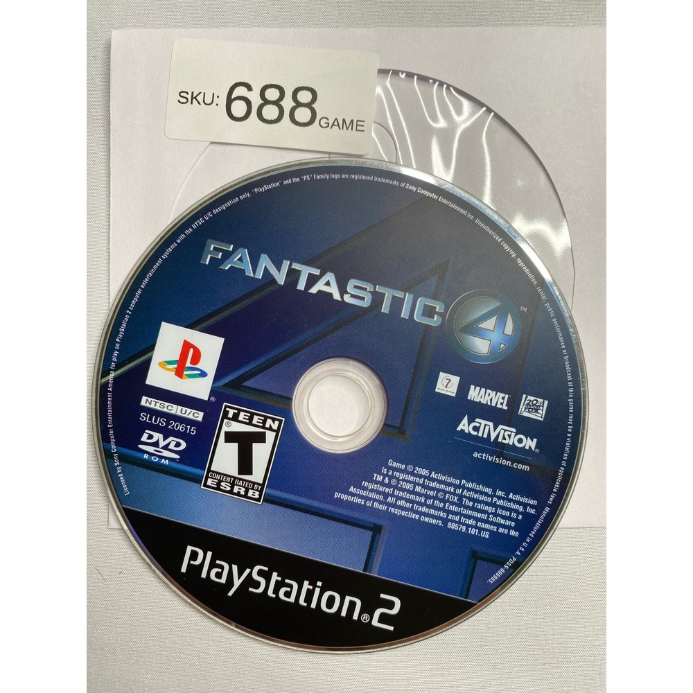 Fantastic 4 Sony PlayStation 2 PS2